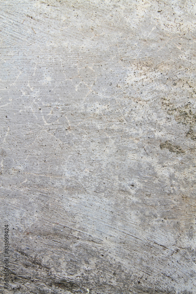 a cracked concrete floor with damage look