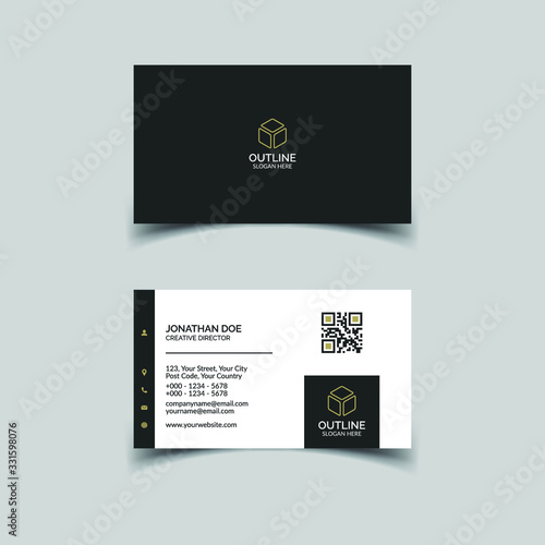 Minimalist business card design