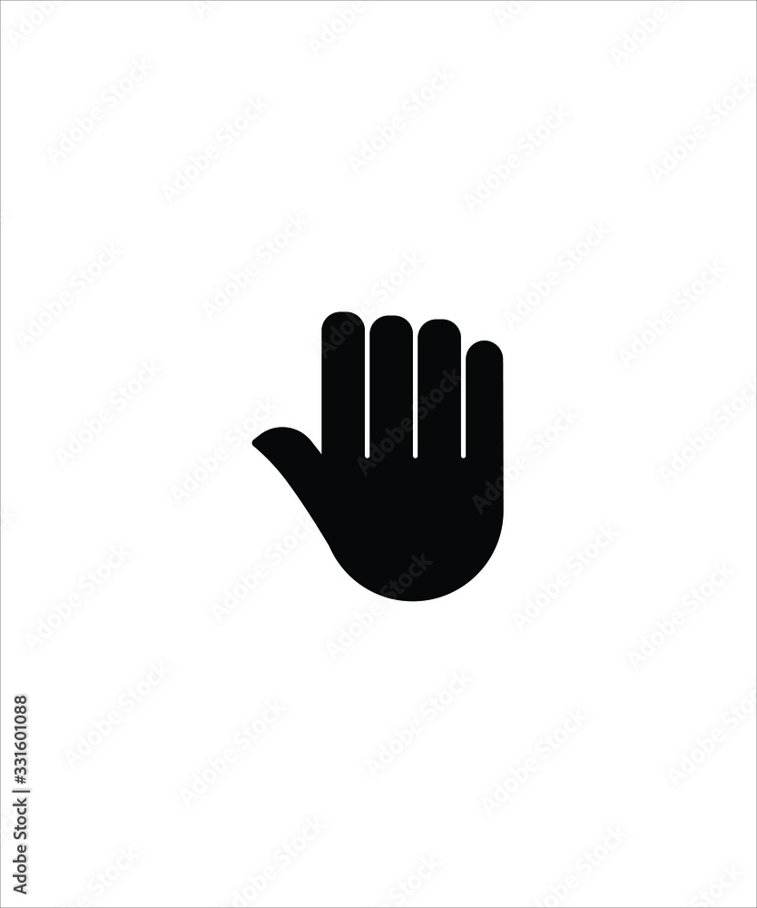 Fototapeta premium hand flat icon,vector best flat hand design icon.