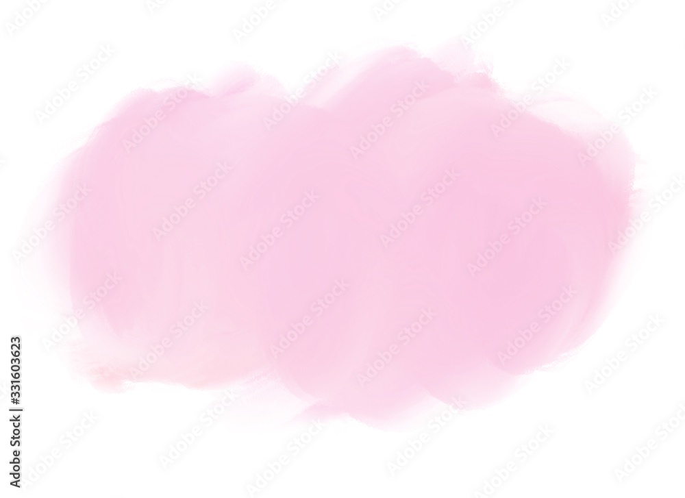 Abstract background watercolor pink with smudge strokes and splashes