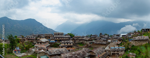 old Grandruk village in Nepal