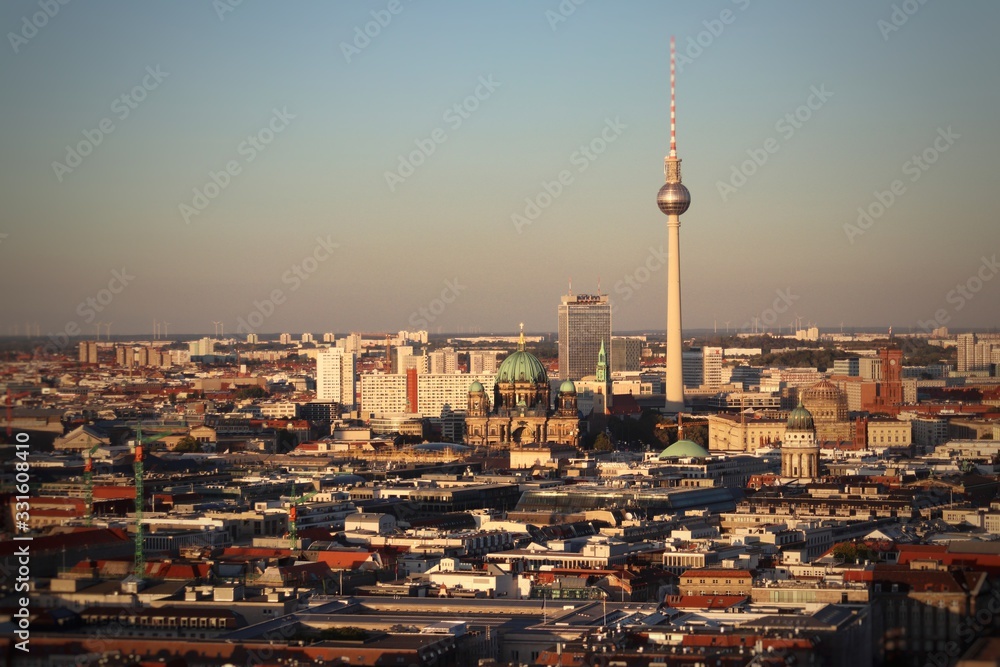 view of Berlin from the top