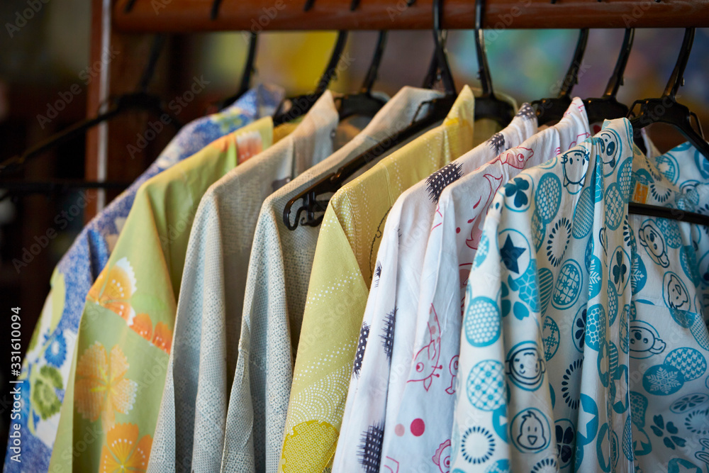 Fototapeta premium clothes on hangers