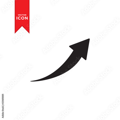 Arrow icon vector. Modern design arrow symbol icon. Simple design on trendy icon.