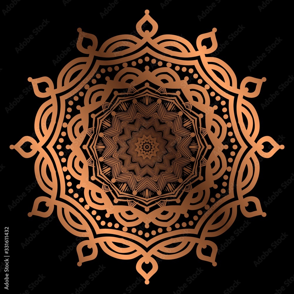 Luxury mandala pattern arabic islamic style background