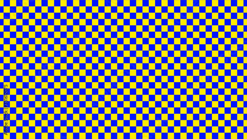 Amazing yellow & blue checker abstract image,chess board