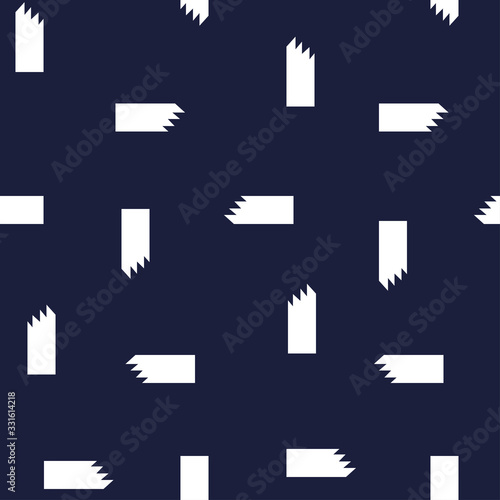 Monochrome elegant pattern. Seamless texture for fabric. Blue and white colors