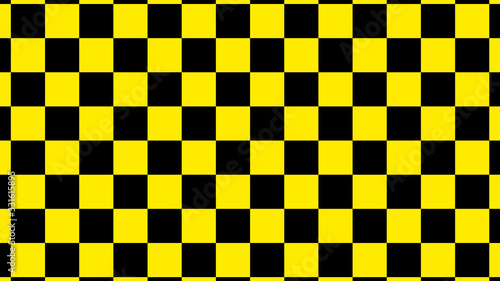 Chess board,New checker abstract board,yellow & black checker board