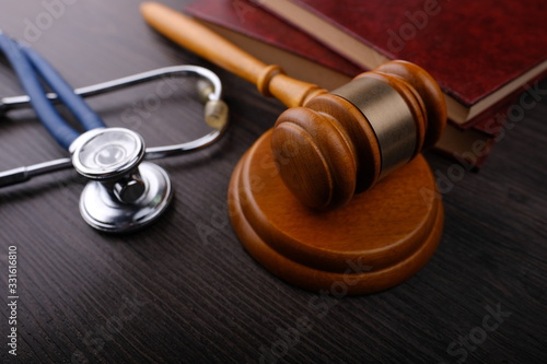 Gavel of Justice conceptual. Judgement concept