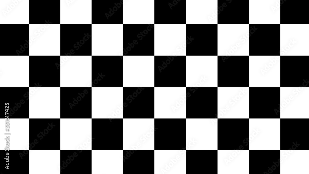 Fototapeta premium Amazing black & white abstract image,New checker abstract image