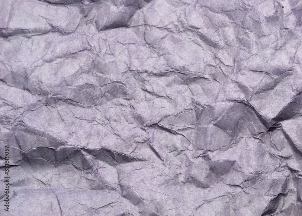 Fototapeta premium Abstract modern purple crumpled paper texture background.