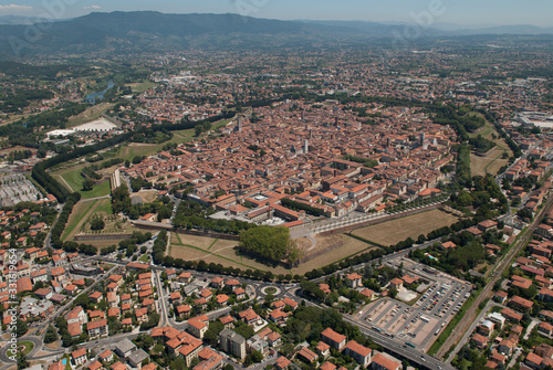 Lucca dall'alto Toscana Italia