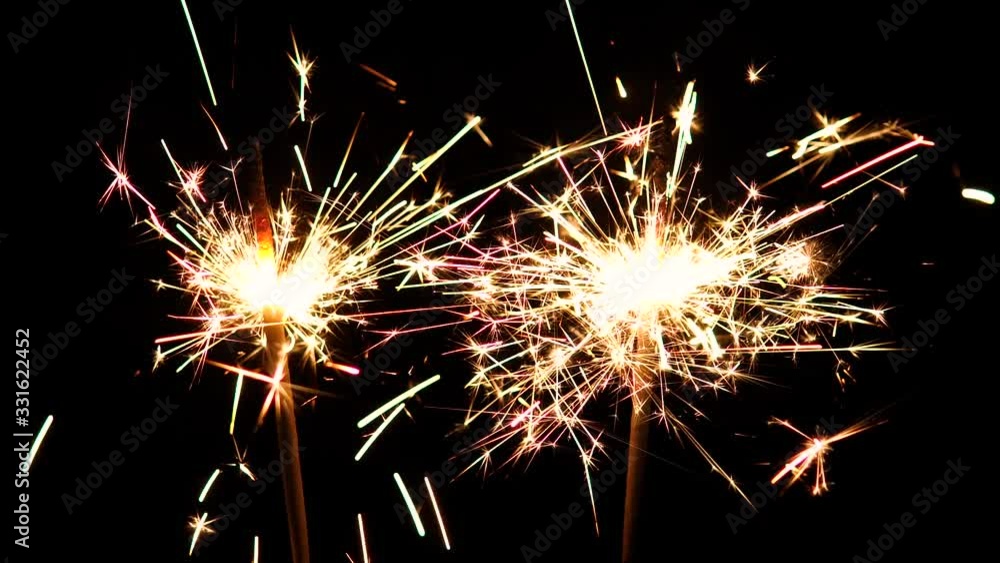 Bengal fire. Endless Christmas sparkler lights, cinemagraph loop. Decor element of beautiful mockup concept. Bright glittering light. Bengal fire. Endless Christmas sparkler lights, cinemagraph loop. Decor element of beautiful mockup concept. Bright glittering light.