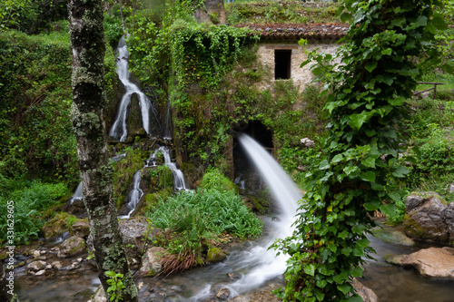 The ancient water mill in the natural reserve of Morigerati, by Bussento river in Cilento National Park, Salerno, Campania, Italy photo