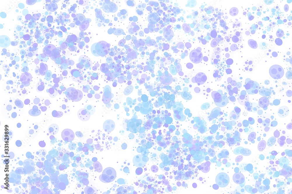 Colorful dotted wallpaper with white background