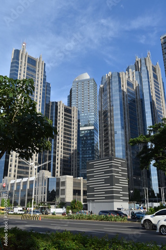 The high-tech building in Jakarta