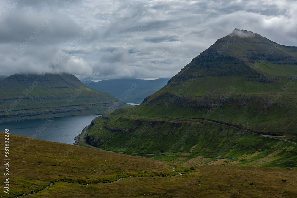 The Faroe Islands is an archipelago in the North Atlantic Ocean on the southwestern edge of the Norwegian Sea.