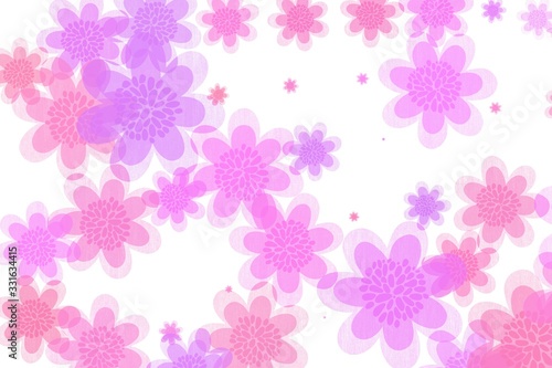 Colorful flower patterned background. Perfect for artwork or wallpaper 