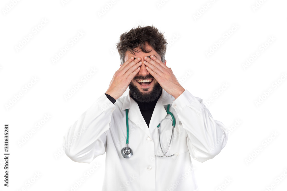Doctor wearing a lab coat Doctor wearing a lab coat