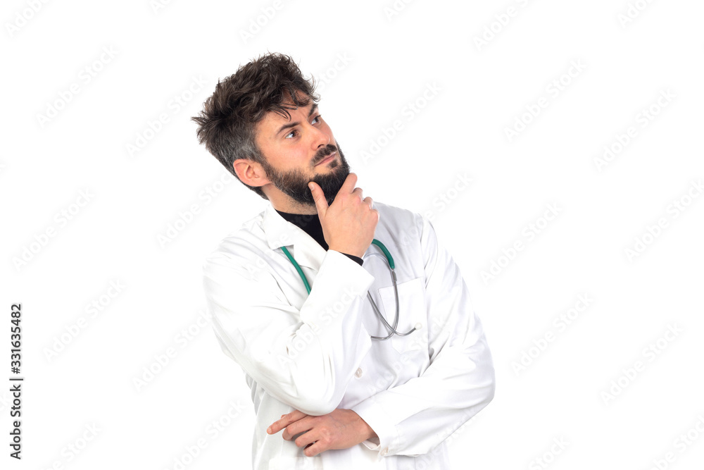 Doctor wearing a lab coat Doctor wearing a lab coat