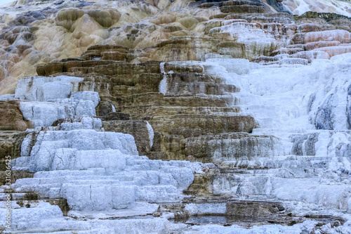 Palette Springs in Yellowstone National Park, USA