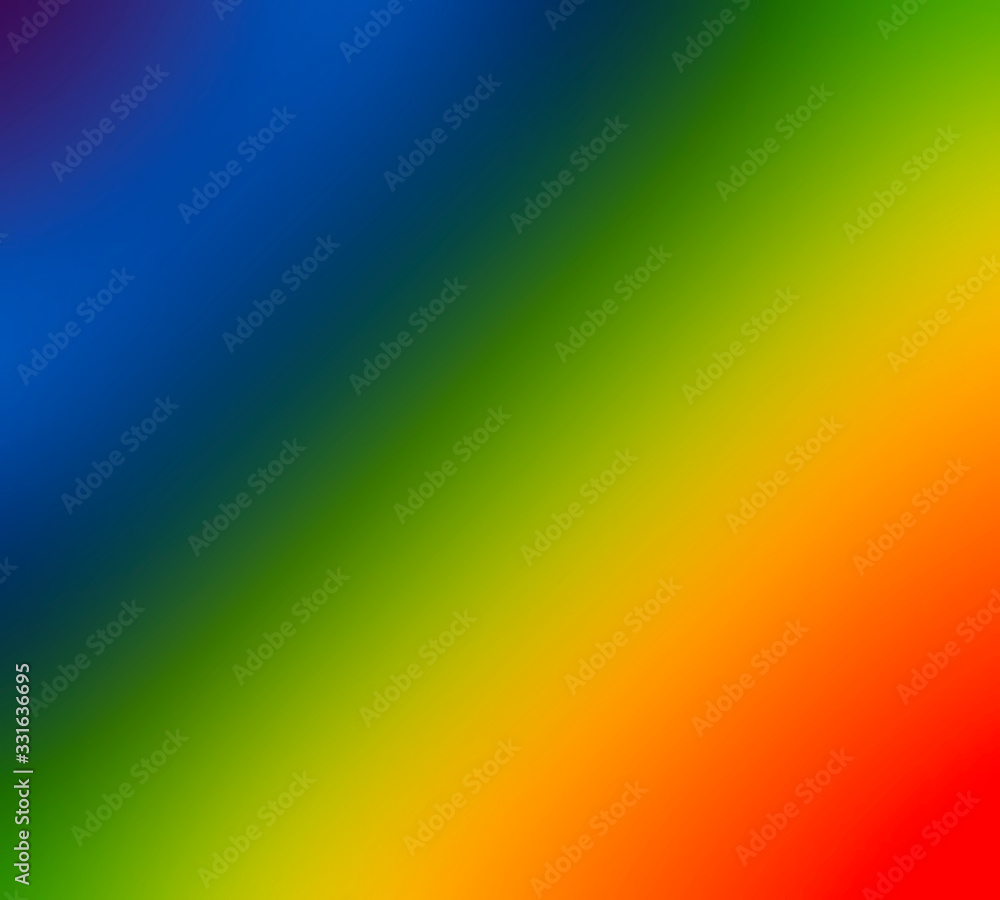 Abstract rainbow unicorn background. Blurred colorful rainbow background. Mesh background of rainbow colors.Symbol of LGBT. Curled linear rainbow pattern. Vector sketch illustration of diffusion flowi