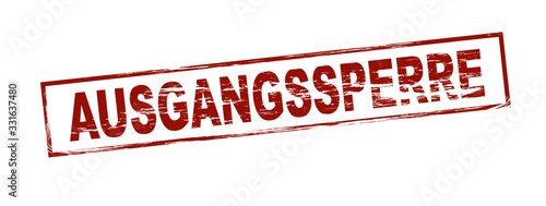 Ausgangssperre
