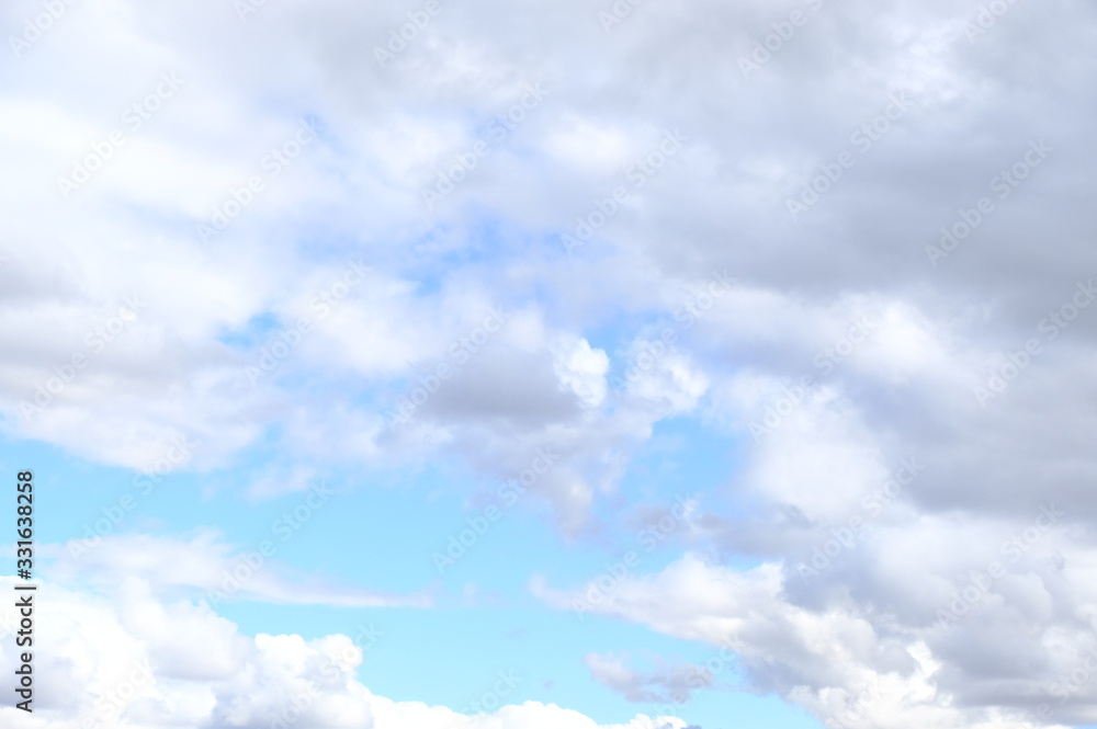 Fototapeta premium Beautiful blue sky clouds for background.