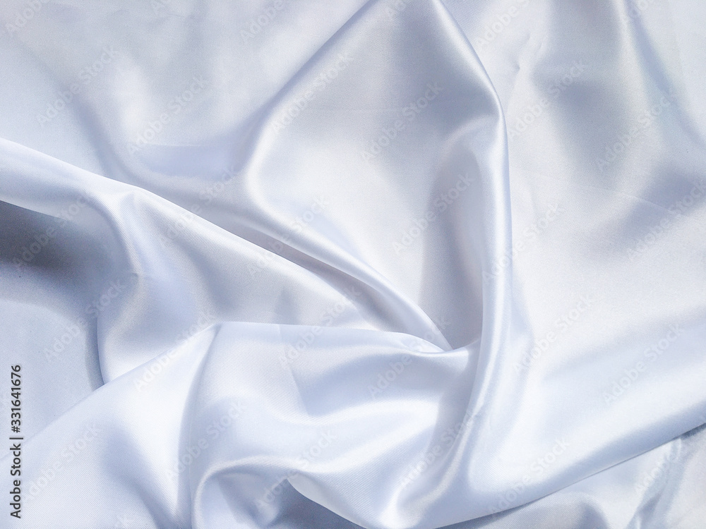 Solf white satin fabric texture background. use as wedding or aniversary day with copy space for design Solf white satin fabric texture background. use as wedding or aniversary day with copy space for design
