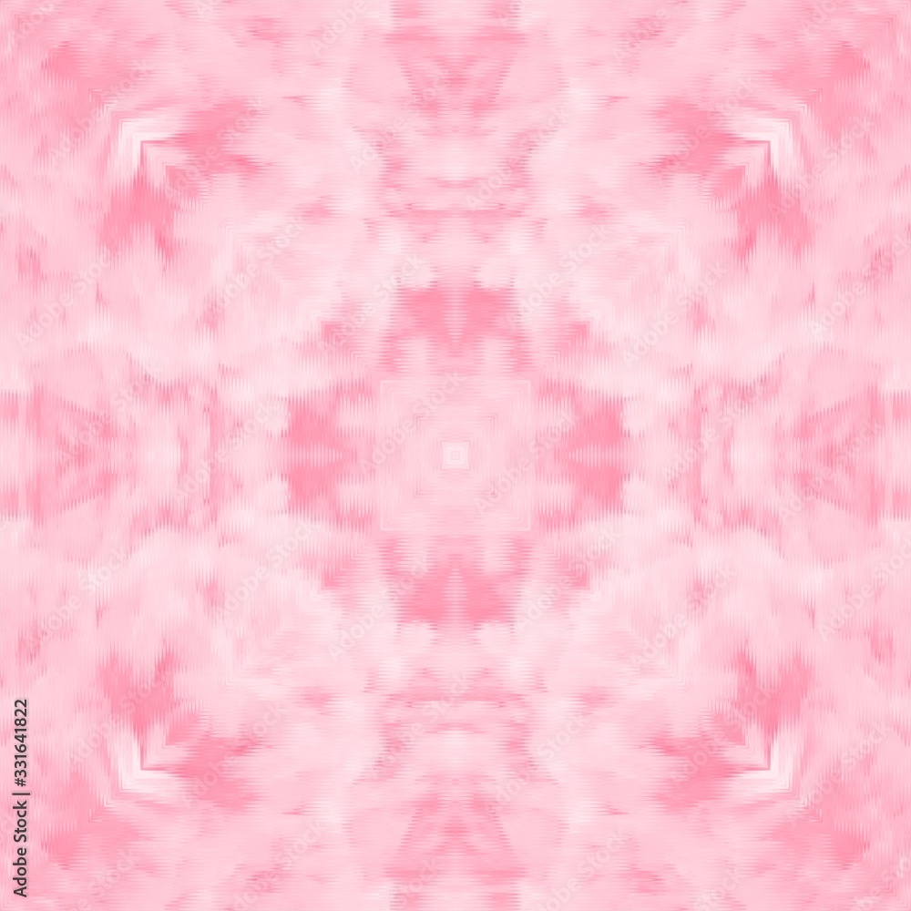 Fototapeta premium Pattern pink vintage style. Floral ornament, graphic drawing. Grunge texture. Festive greeting card. Abstract art background. Modern seamless pattern. Festive art backdrop. Creative vector element.
