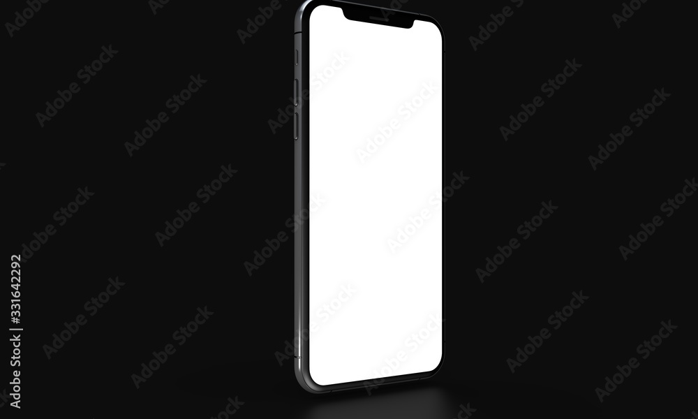 smartphone mobile in 3d mockup smartphone mobile in 3d mockup