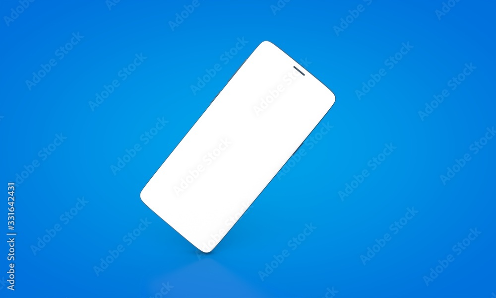 smartphone digital isolated 3d background blue smartphone digital isolated 3d background blue