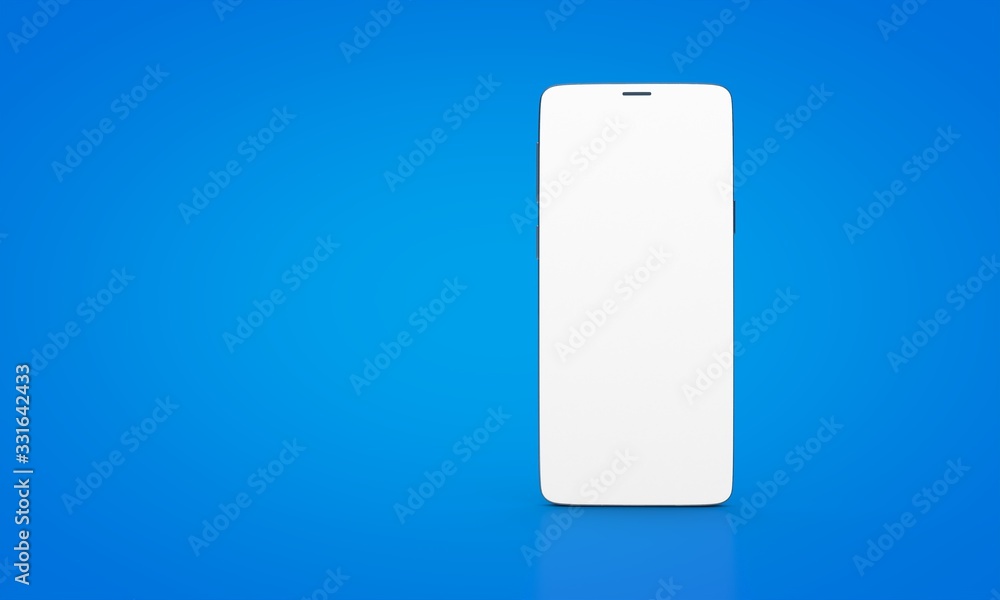 smartphone digital isolated 3d background blue smartphone digital isolated 3d background blue