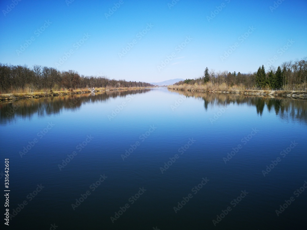 Fototapeta premium Mur Fluss Steiermark