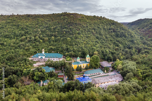 Wallpaper Mural Saharna Monastery seen from a hill above Saharna village in Moldova Torontodigital.ca