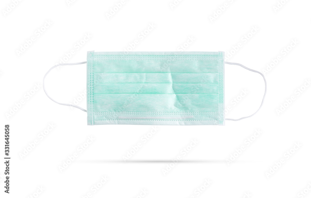 Mask on isolated white background Mask on isolated white background