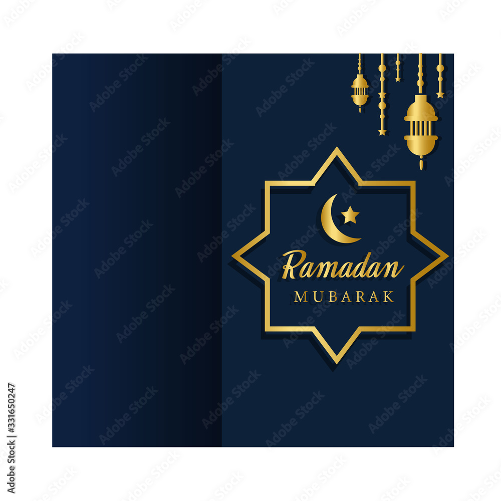 golden vintage lanterns for Ramadan wishing