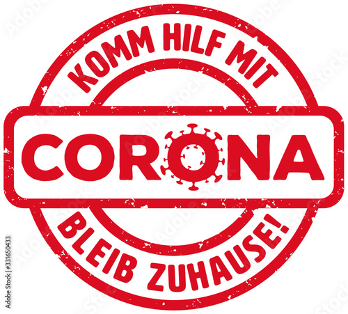 Corona Virus Epedemie bleib zuhause