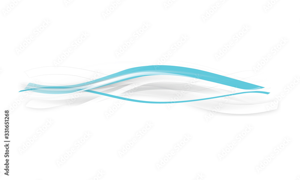 Blau Welle Wellen Band Banner Hintergrund Blau Welle Wellen Band Banner Hintergrund
