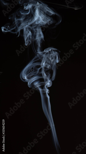 abstract smoke on black background