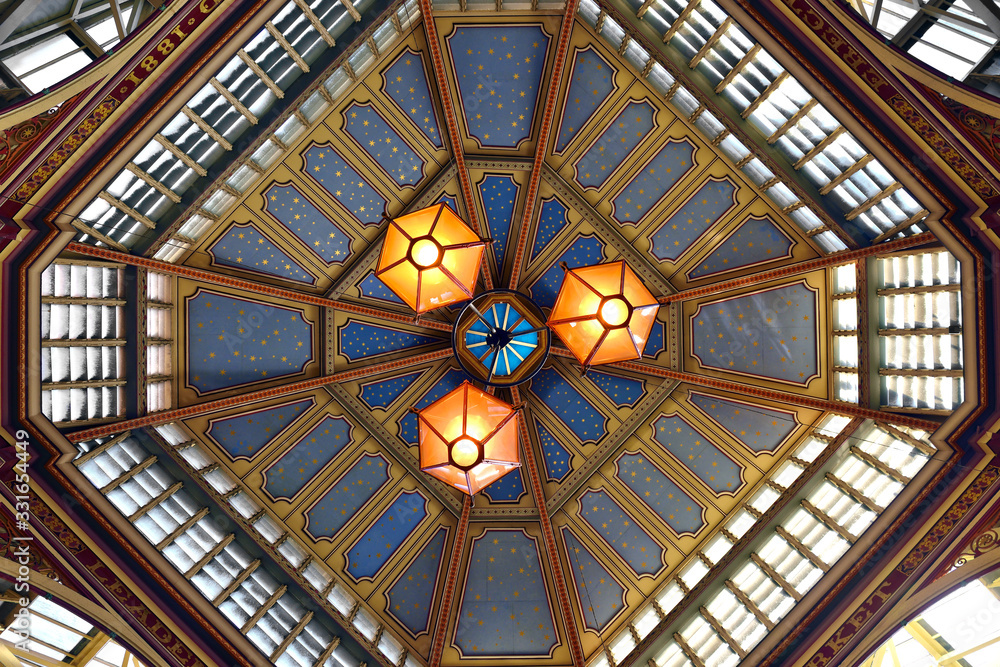 Leadenhall Market Ceiling, London, United Kingdom Leadenhall Market Ceiling, London, United Kingdom
