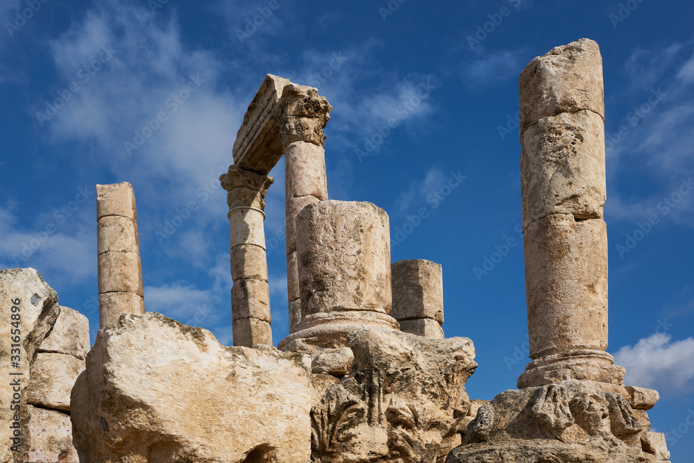 Hercules Temple, Citadel of Amman, Jordan
