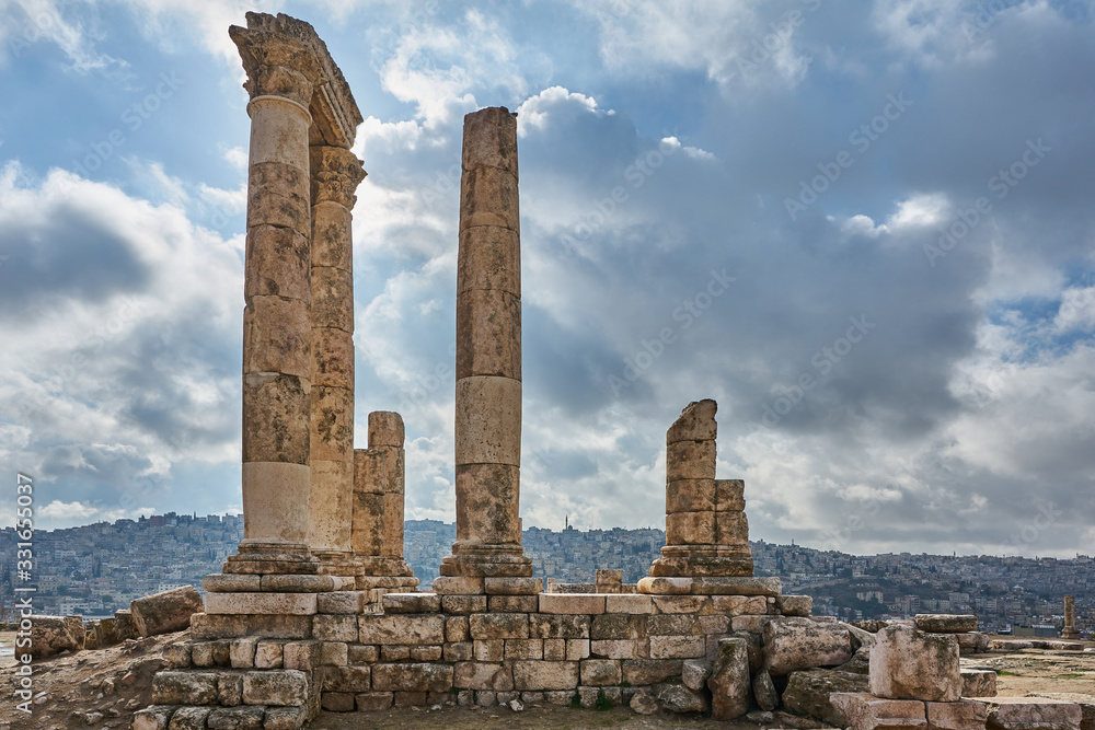 Hercules Temple, Citadel of Amman, Jordan