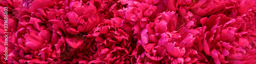 Plakat stylowy kobieta piwonia bukiet kwiat