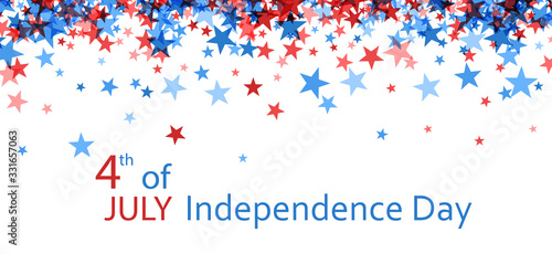 Independence day stars background.