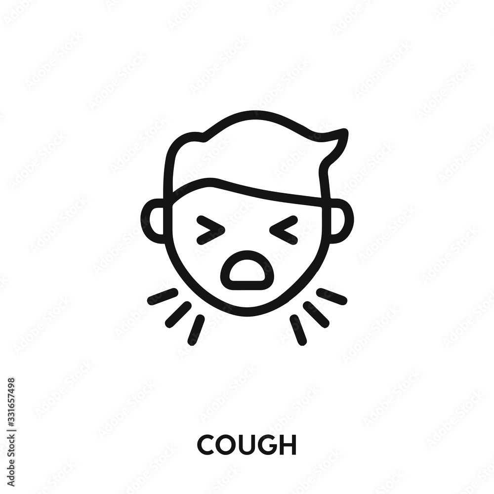 cough icon vector. cough symbol sign. cough icon vector. cough symbol sign.