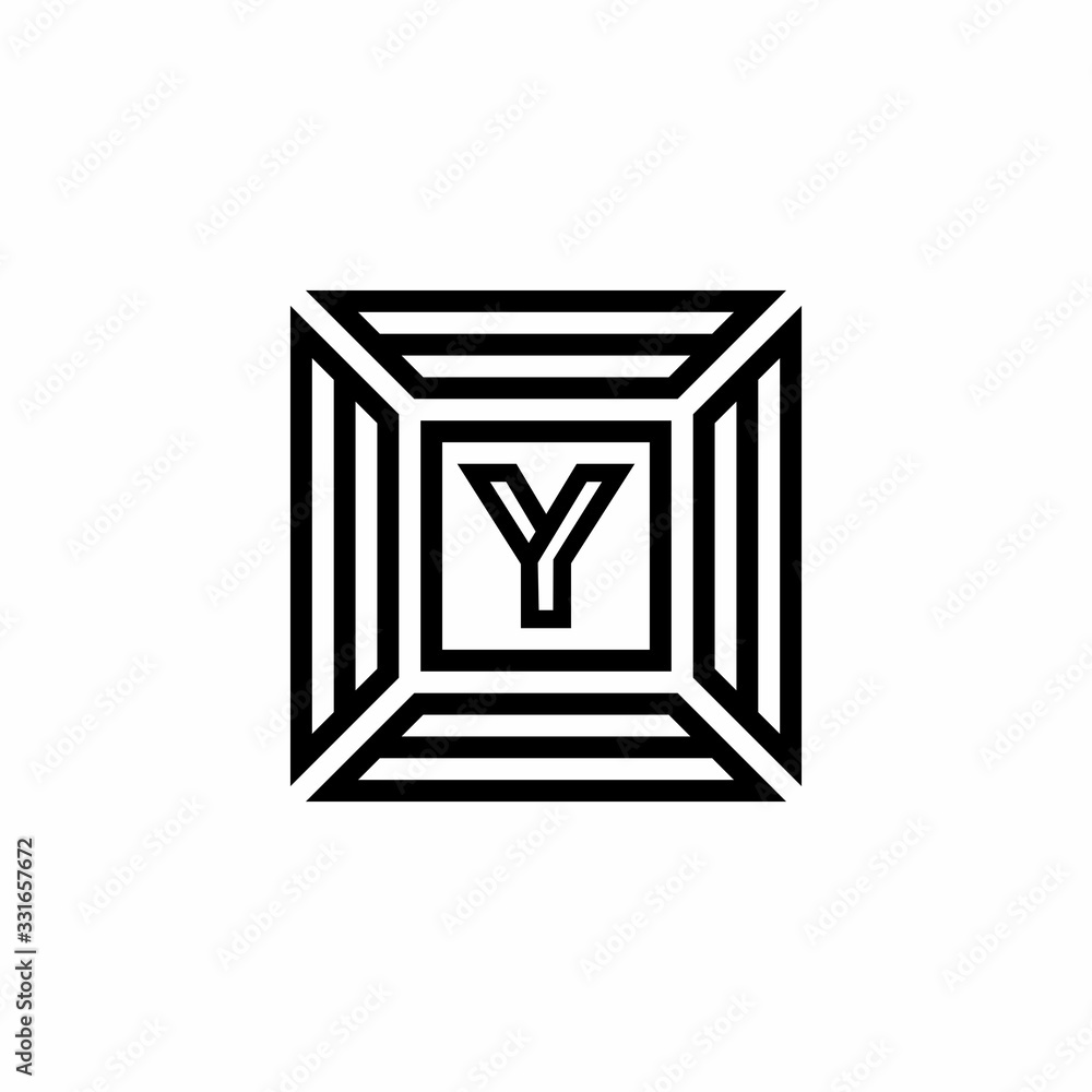YY Y letter logo design YY Y letter logo design