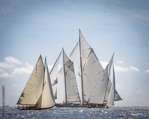 Crossing at a Classic Regatta, Cannes, South of France © Yves