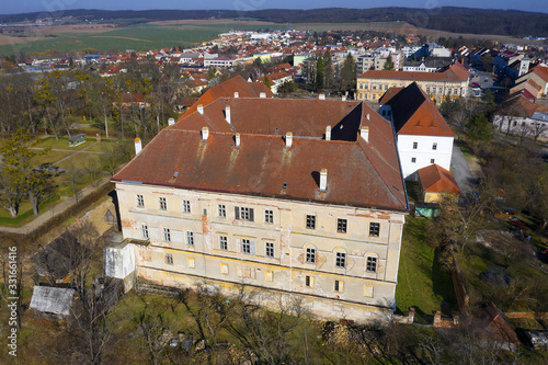 Chateau of Rosice, near the city of Brno, Moravia, Czech Republic