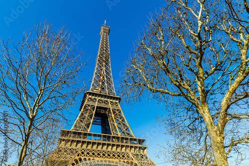 Fototapeta Naklejka Na Ścianę i Meble -  Wonderful view from Eiffel Tower in Paris.